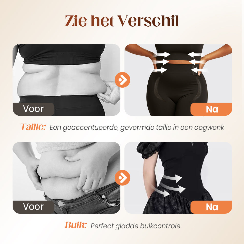 Sculptessa™ – Corrigerende High-Waist Shorts voor een Natuurlijk Gelifte Look