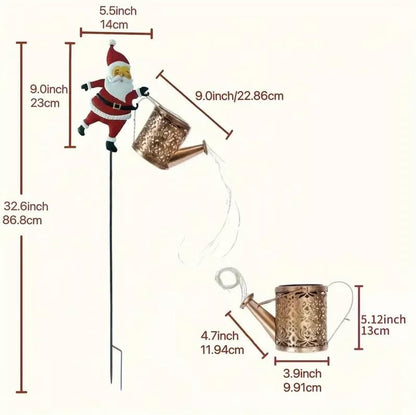 GlowSanta™ – Breng Magische Kerstsfeer naar Buiten met Zonne-LED Decoratie