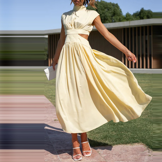 Ava - Lange elegante maxi jurk