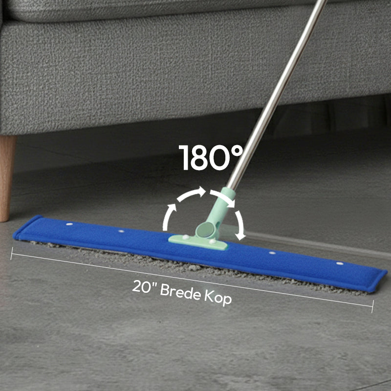 CleanEdge™ Siliconen Vloerwisser – Voor een Smetteloos Resultaat in Één Beweging