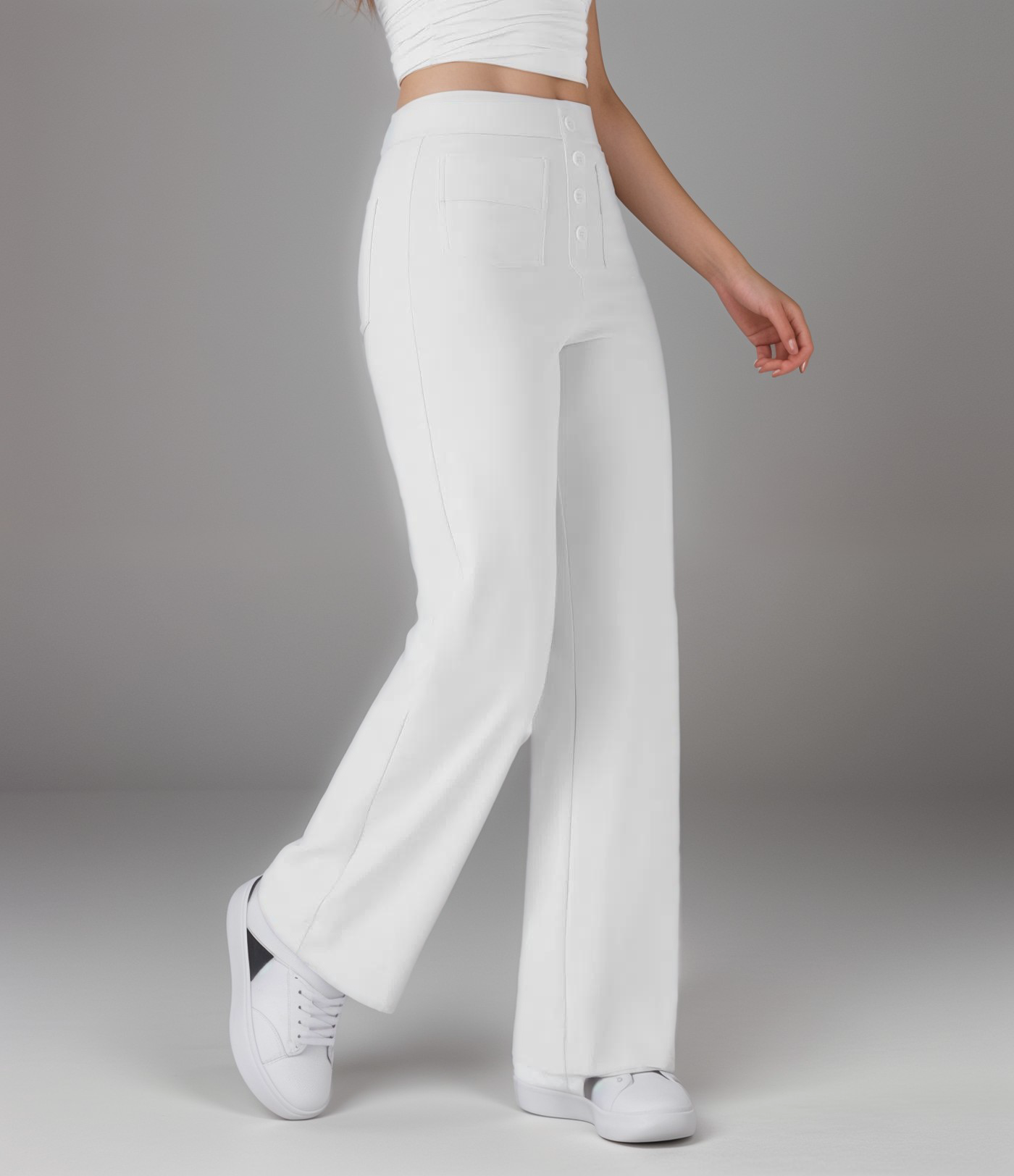 NovaFlex | Elastische broek met hoge taille