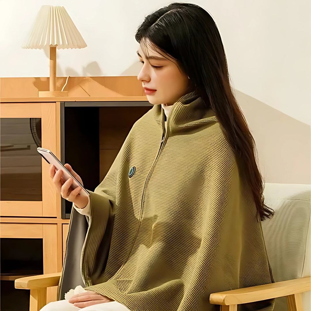 CozyGlow™ - Draagbare Verwarmde Sjaal & Deken