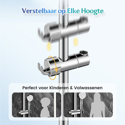 AquaGrip™ – Verstelbare Douchehouder zonder Boren