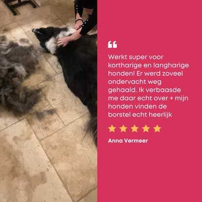 FurLisse™ - ComfortBrush – Zachte Onderharenborstel voor Honden