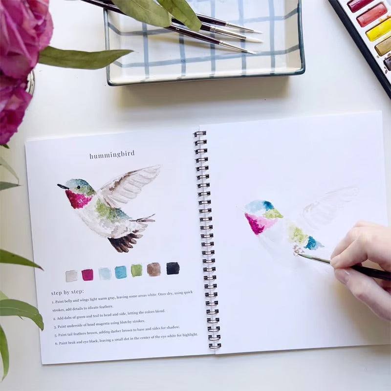 Aquarellia™ Watercolor Workbooks – Ontdek de rust van schilderen 🎨