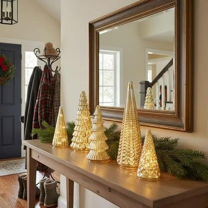 Elysora™ Kristallen Kerstbomen Set – Breng Magie in je Interieur