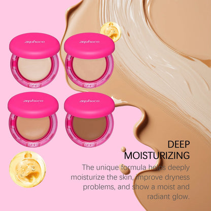Glowvera™ – Hydraterende Balm Foundation met Luxe Kwast