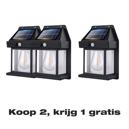 LumaVex™ Solar Wandlamp met Bewegingssensor