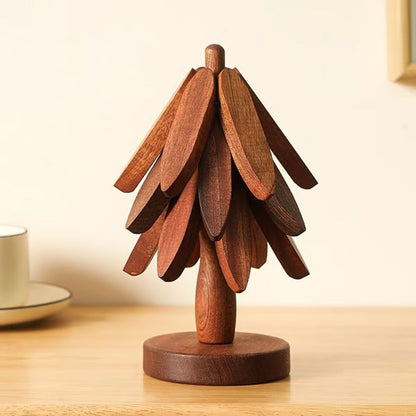 Woodora™ Uitschuifbare Onderzetters – Warmte & Stijl voor je Feesttafel