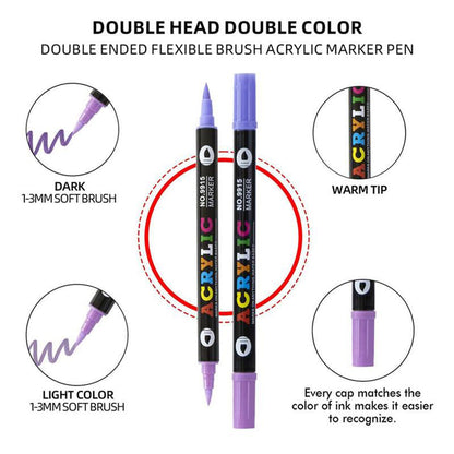 Kronex™ Acrylmarker Set – 72 Kleuren