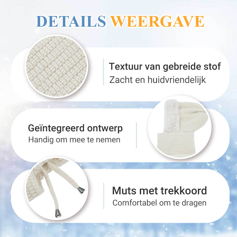 FrovaShield™ – Winddichte Sjaal-Muts voor Vrouwen