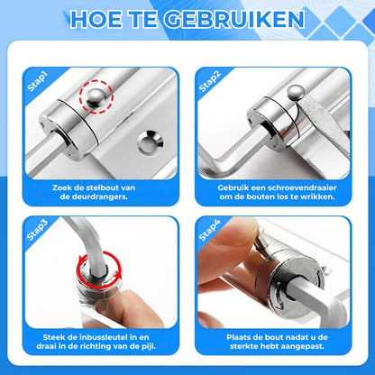 AutoClosePro™ Hinge – De slimme scharnier die jouw deur het werk laat doen