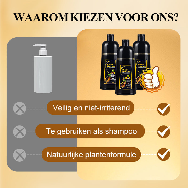 Colorea™ - 3-in-1 Natuurlijke Kleuring Shampoo