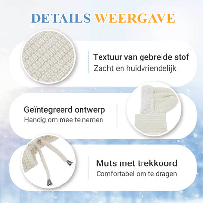 NorthLume™ Vrouwen Winddichte Sjaal-Muts voor Buiten