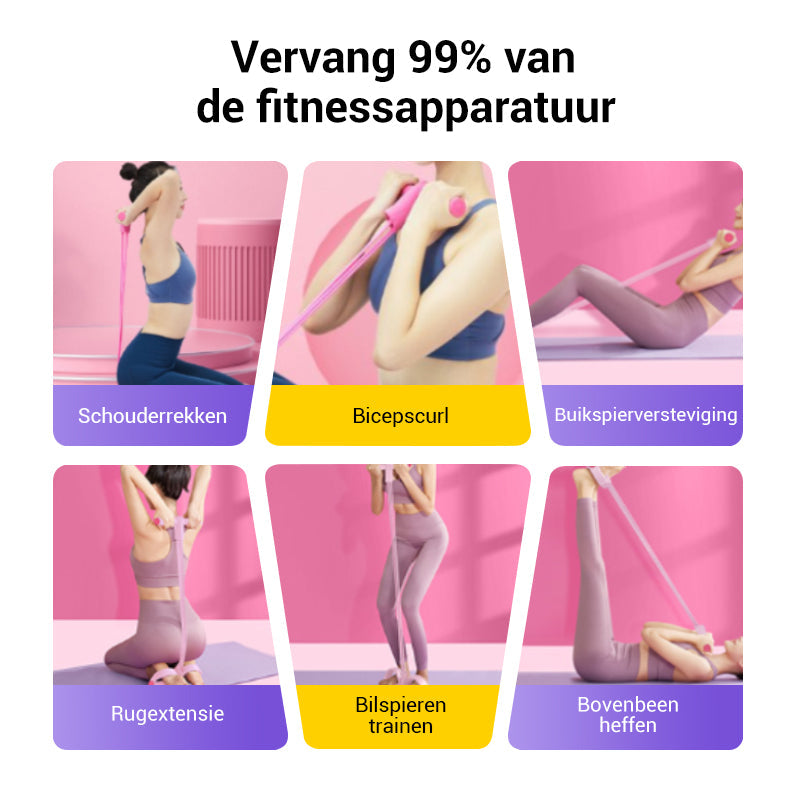 FlexiCore™ Sit-Up Trainer – Compacte Weerstandsband voor Thuisfitness