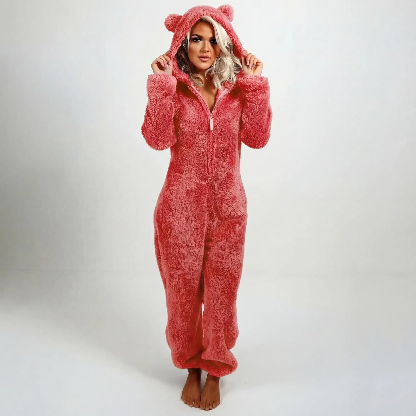 Cozynoa™ Teddy Hoodie Suit – Ultiem Comfort voor Koude Dagen