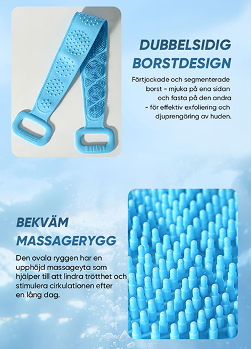 Velvique™ - Silicone Doucheband – Scrub & Ontspan in één beweging