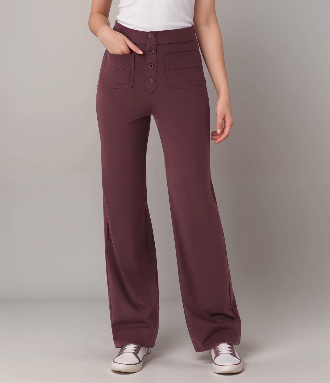 NovaFlex | Elastische broek met hoge taille