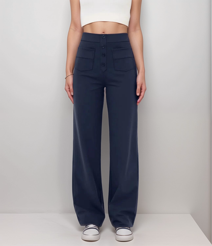 NovaFlex | Elastische broek met hoge taille