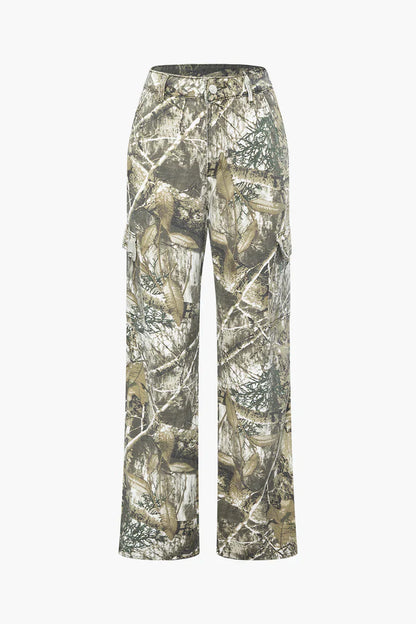 UrbanEase™ - Camo Cargo Broek