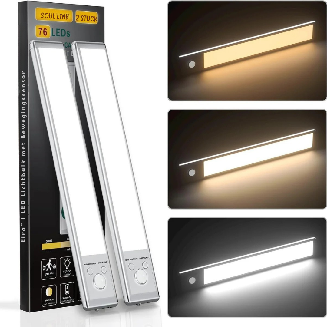 Solvyn™ | LED Lichtbalk met Bewegingssensor – Slim Licht voor Elke Ruimte