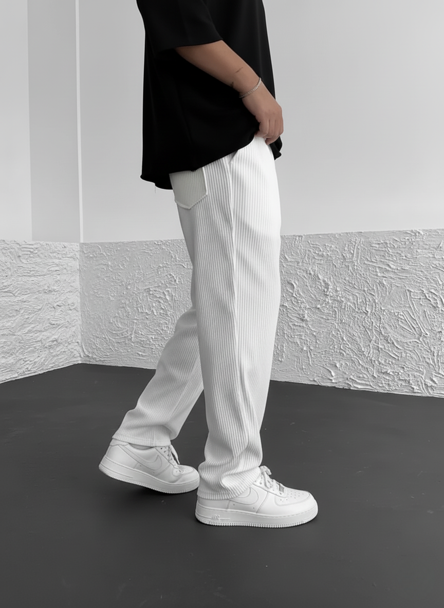 Rivaro™ | Relaxed Rib Broek – Comfortabele Côtelé Broek voor Dagelijks Gebruik