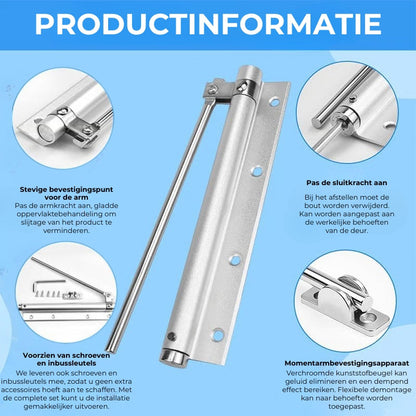 AutoClosePro™ Hinge – De slimme scharnier die jouw deur het werk laat doen