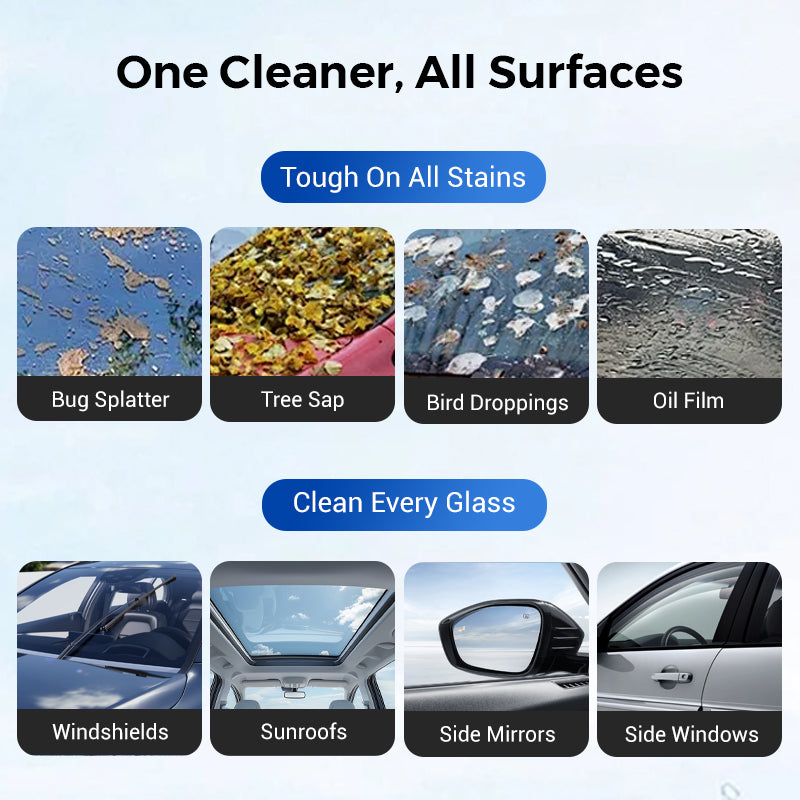 Claryon™ GlassPure – Autoglas Oliefilm Reiniger | 1+1 GRATIS