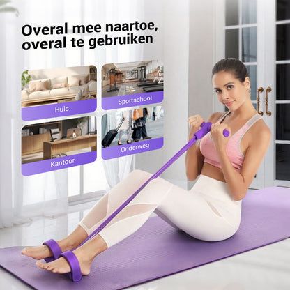 FlexiCore™ Sit-Up Trainer – Compacte Weerstandsband voor Thuisfitness