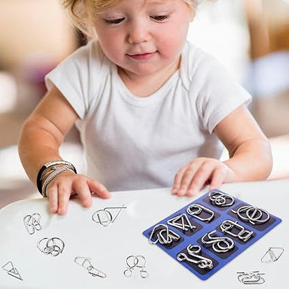 MindTwist™ Puzzles – 24 Uitdagende Metaalpuzzels