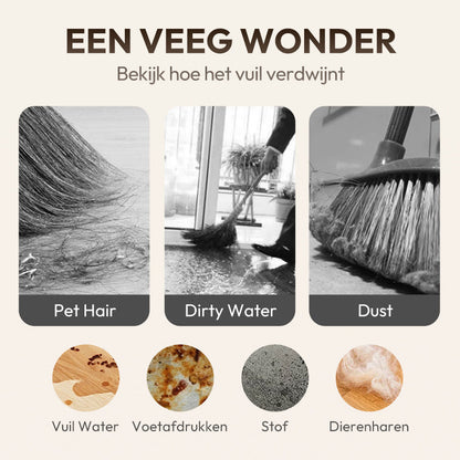 CleanEdge™ Siliconen Vloerwisser – Voor een Smetteloos Resultaat in Één Beweging