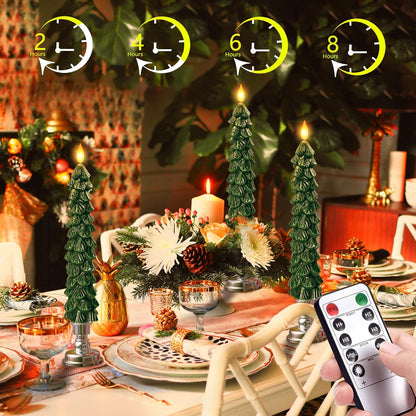 Auraflame™ LED Kerstboomkaarsen – Breng warmte tot leven, zonder vlam