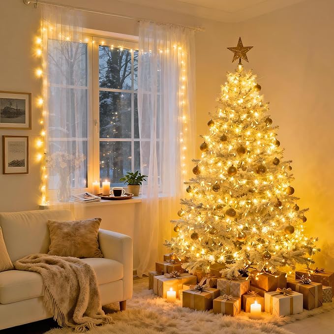 LumiWeave™ – Premium Kerstverlichting voor een Sprookjesachtige Boom