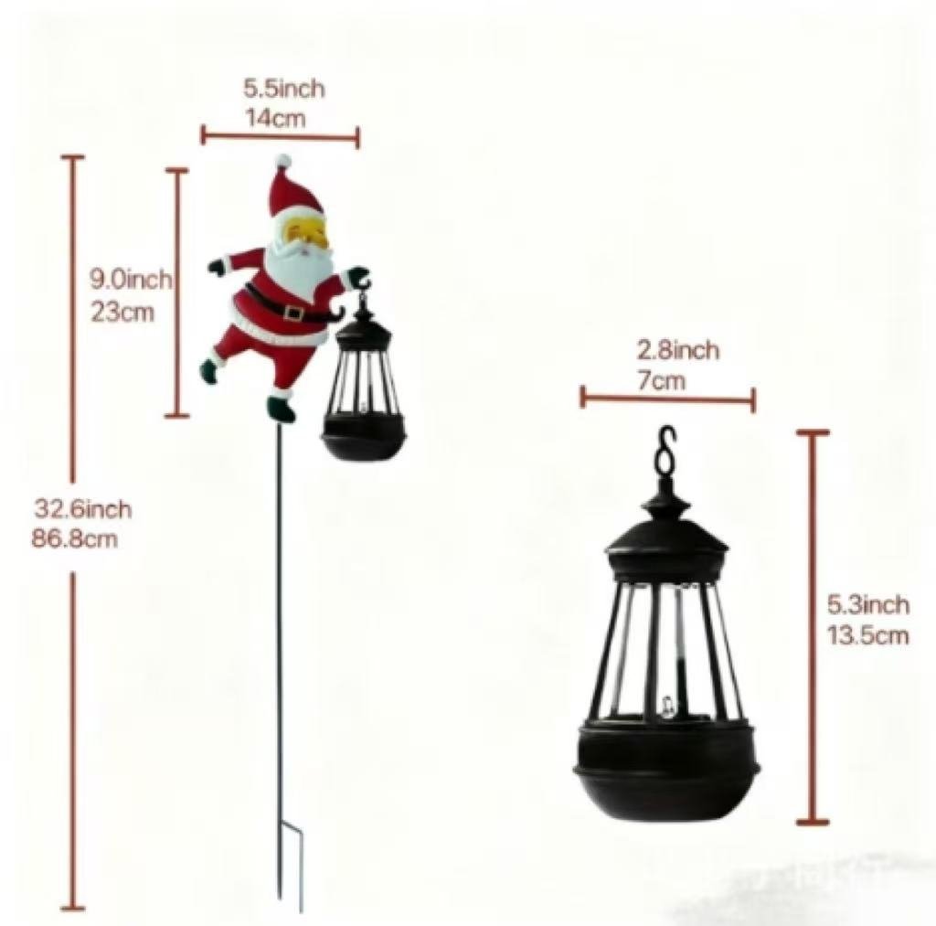 GlowSanta™ – Breng Magische Kerstsfeer naar Buiten met Zonne-LED Decoratie