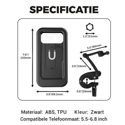RideSecure™ Universele Waterdichte Telefoonhouder – Veilig onderweg