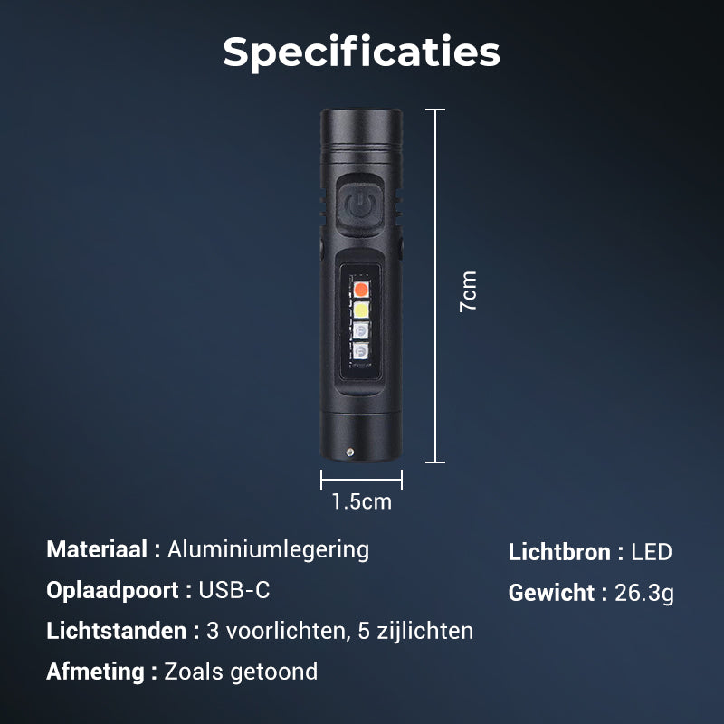 LumoGrip™ Mini Light – Krachtig Licht, Altijd Bij de Hand 🔦