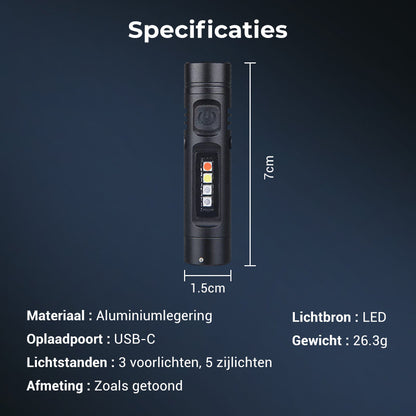 LumoGrip™ Mini Light – Krachtig Licht, Altijd Bij de Hand 🔦