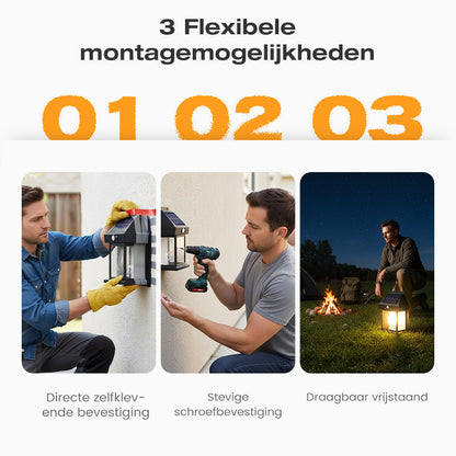 LumaVex™ Solar Wandlamp met Bewegingssensor