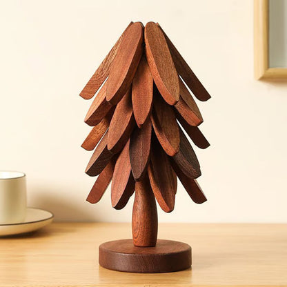 Woodora™ Uitschuifbare Onderzetters – Warmte & Stijl voor je Feesttafel