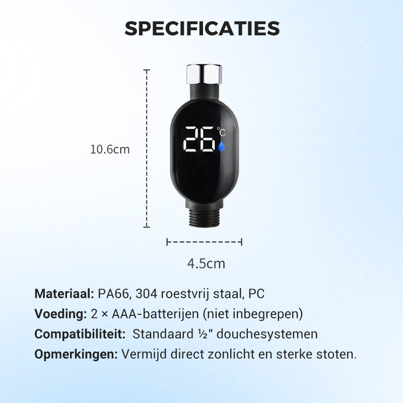 HydroTemp™ – Altijd de perfecte douchetemperatuur 🌡️🚿