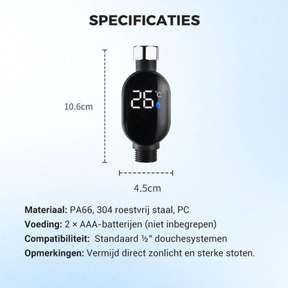 HydroTemp™ – Altijd de perfecte douchetemperatuur 🌡️🚿