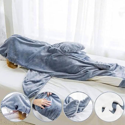 SnuggleShark™ – De Haaien Deken die Warmte en Humor Combineert