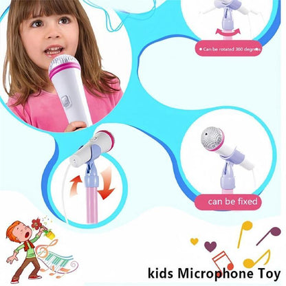 Melodrio™ – Kinder Karaoke Microfoonstandaard met Licht & Muziek
