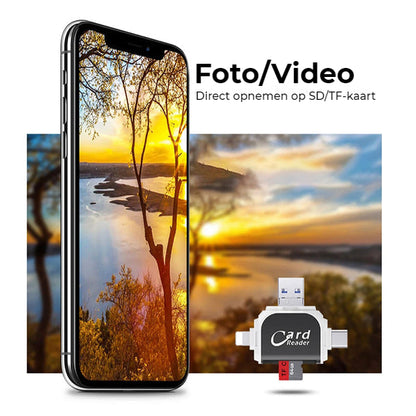 FlexiVault™ | 4-in-1 Smart Cardlezer – Direct Bestanden Overzetten Zonder Gedoe