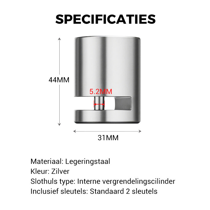 SteelGuard™ Disc Lock – Compacte bescherming voor jouw motor