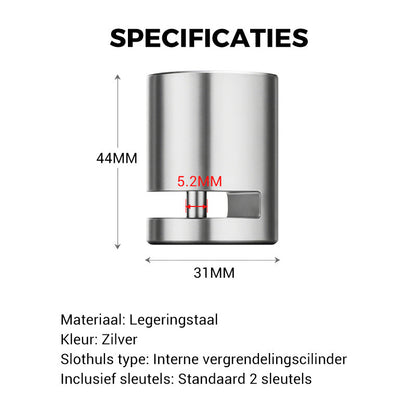 SteelGuard™ Disc Lock – Compacte bescherming voor jouw motor