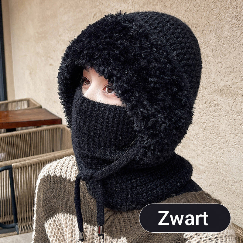 FrovaShield™ – Winddichte Sjaal-Muts voor Vrouwen