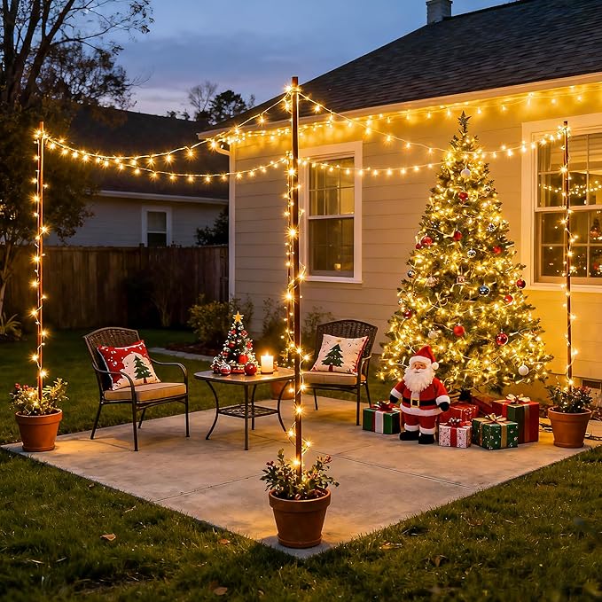 LumiWeave™ – Premium Kerstverlichting voor een Sprookjesachtige Boom