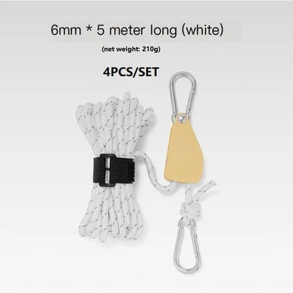 TrekGrip™ – De Ultieme Spankoorden & Tentharinghulp