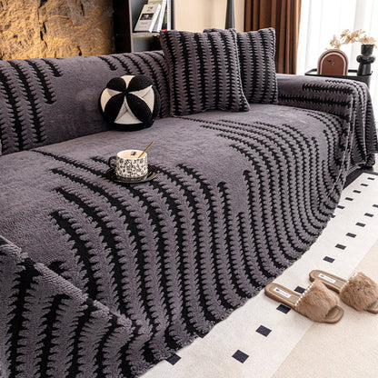 Cozelle™ Plush Sofa Cover – Zachte Luxe Voor Jouw Woonkamer
